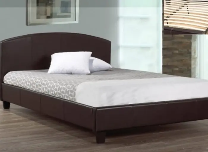 10 Latest Leather Bed Designs With, White Leather Queen Beds