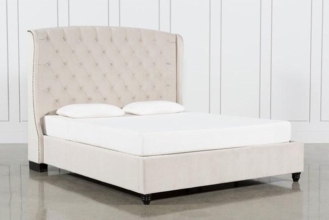Mariah California King Upholstered Panel Bed