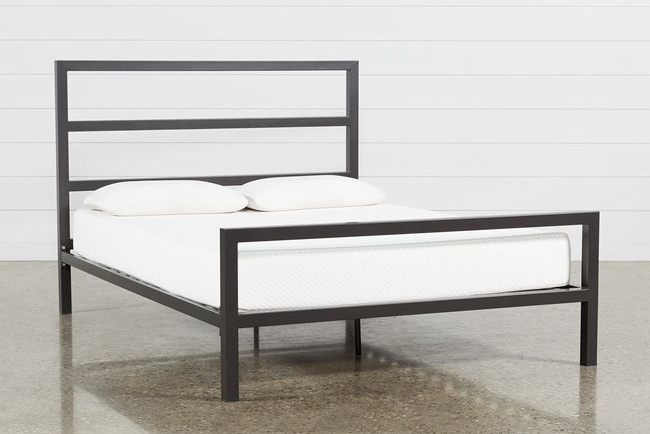 Orson Graphite California King Panel Bed