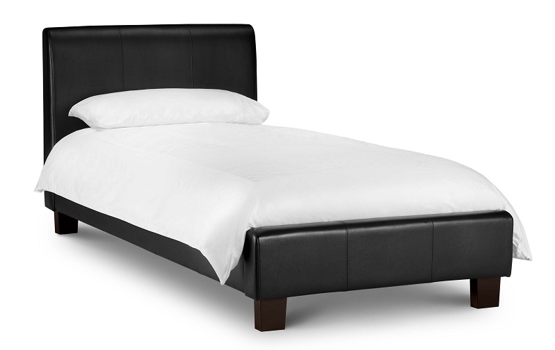 Short Legs King Leather Bed