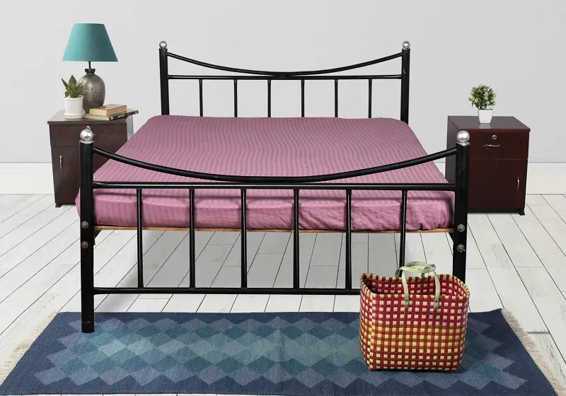 10 Simple Modern Iron Bed Designs, White Wrought Iron Double Bed Frame