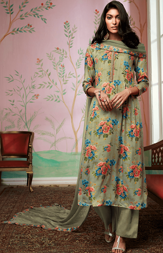 floral print salwar suit