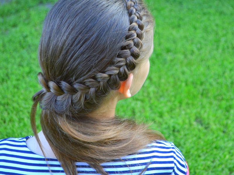 Back to school hairstyles - Criss cross braids tutorial - Hair Romance