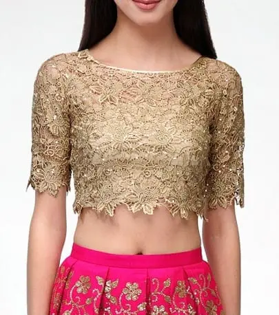 Beautiful Gold Colour Blouse Designs That Will Blow Your Mind