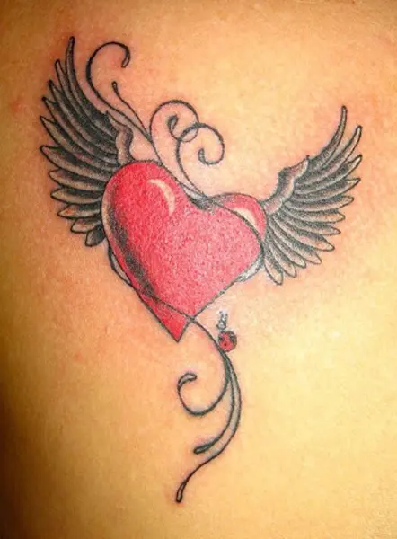 373 Broken Heart With Wings Tattoo Designs Images Stock Photos  Vectors   Shutterstock