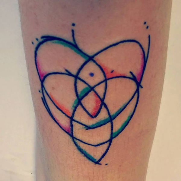Watercolor heart | Watercolor heart tattoos, Heart tattoo, Forearm tattoo  inspiration