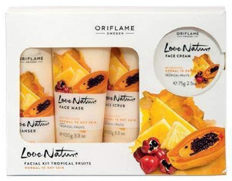 Oriflame Love Nature Facial Kit for Dry Skin