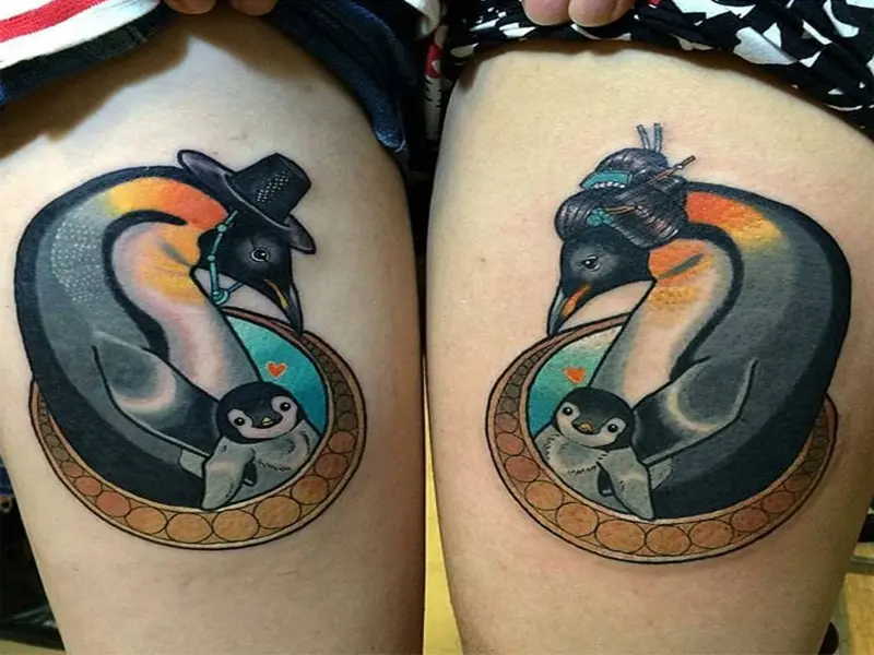 Slide Suicide loss and penguin tattoos  by Sadie Seroxcat  Counter  Arts  Medium