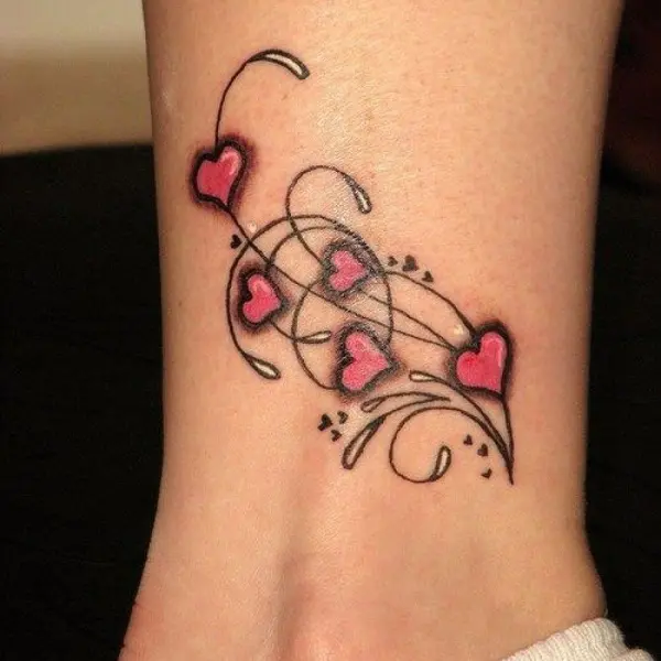Small heart tattoo tattoo smalltattoo heart foottattoo  Inner ankle  tattoos Ankle tattoo small Heart tattoo ankle