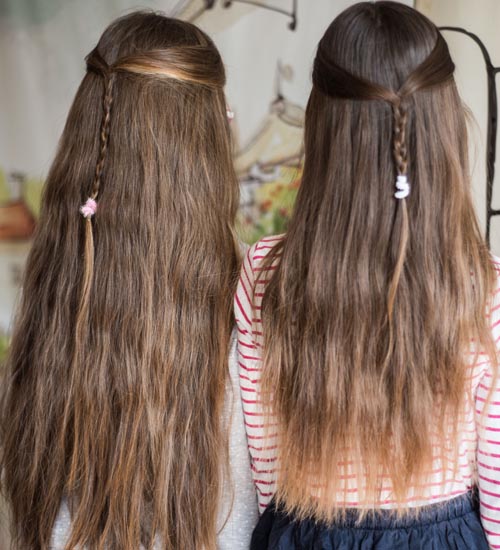 Long natural hair styles