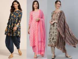 15 Stunning Models of Floral Salwar Suits For Attractive Look