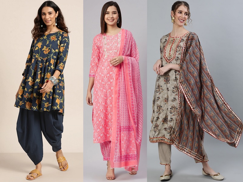 15 Elegant Designs Of Floral Salwar Suits For Attractive Look
