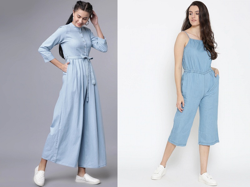 15 Short And Long Denim Jumpsuits For Women And Men