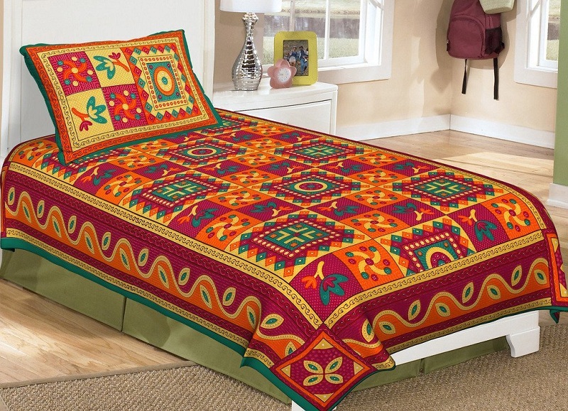 Artistic Traditional Bed Sheet