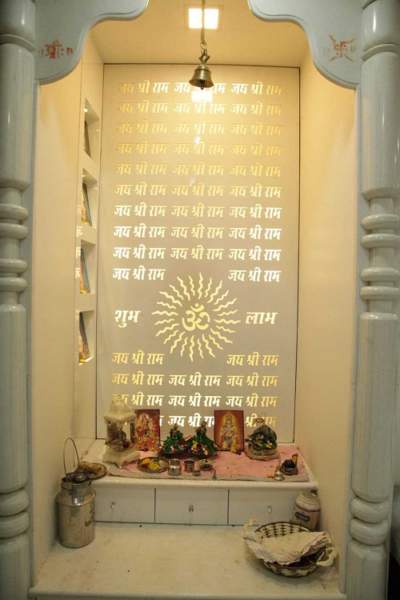 Pooja rooms are genuinely a sacred identify inward the dwelling menage too thus many people are quite real parti 10 Latest  Best Pooja Room Colour Ideas With Pictures