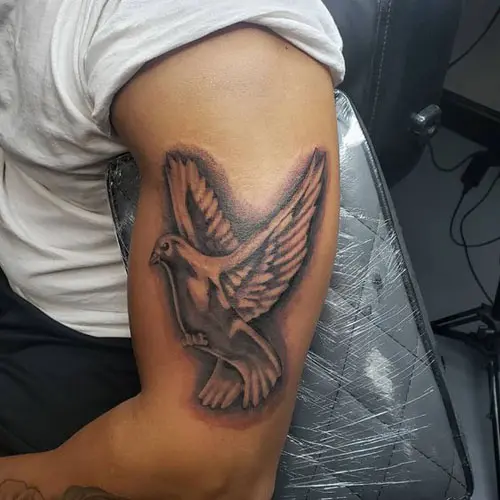 Discover 99+ about dove outline tattoo best .vn