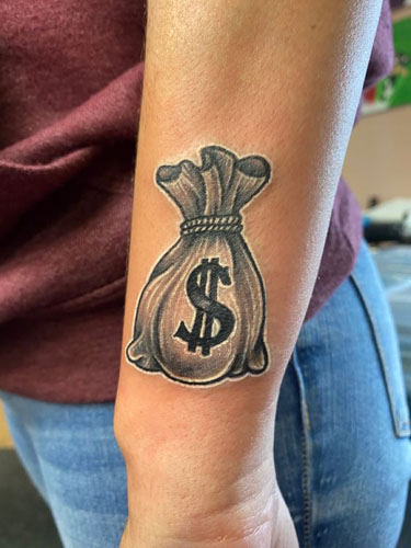 Dollar Sign Money Symbol Outline Water Resistant Temporary Tattoo Set Fake  Body Art Collection - Red - Walmart.com