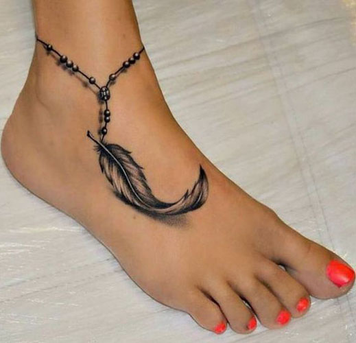 50 Remarkable Ankle Bracelet Tattoo Designs  Gone App