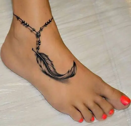 33 Delightful Ankle Bracelet Tattoos for Women  TattooBlend