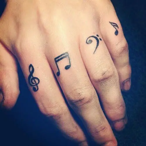 Best Music Tattoo Designs