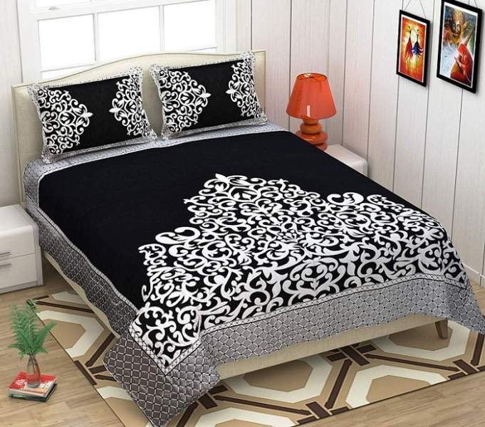 black bed sheet set