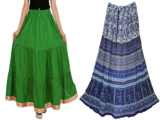 15 Trending Broomstick Skirts for Ladies with Beautiful Look