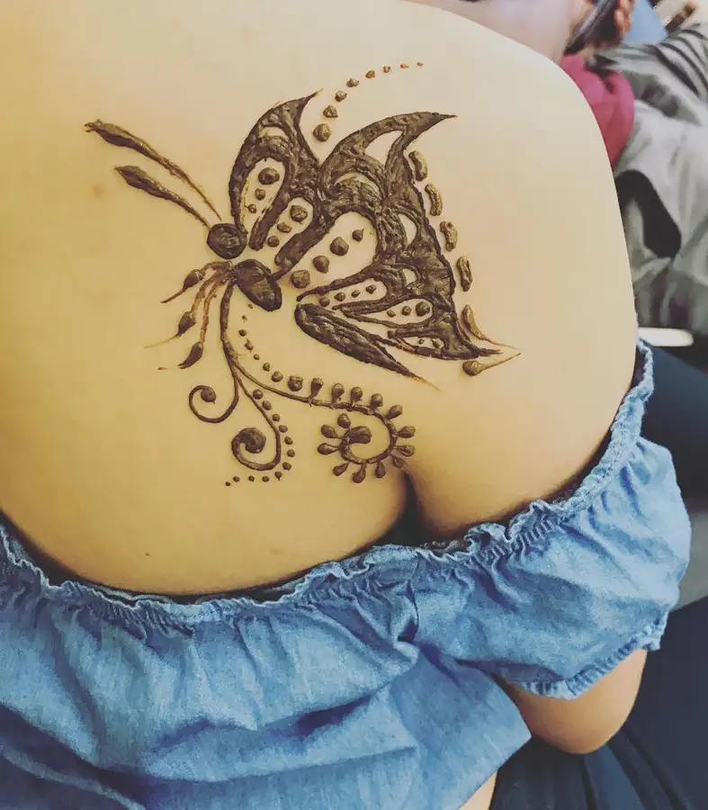 Simple butterfly tattoo  TattooDesign