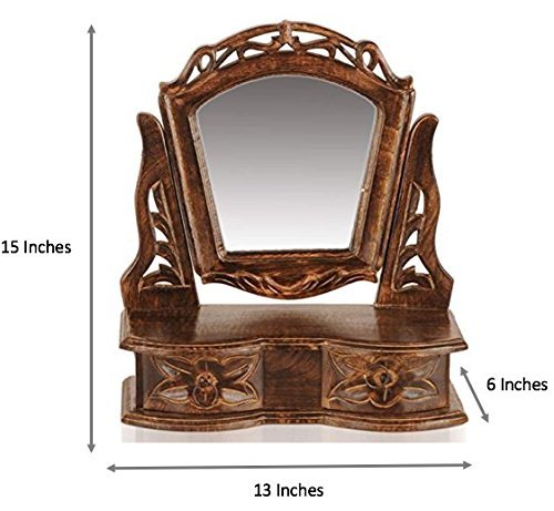 unique wooden mirrors