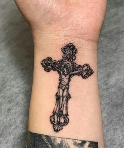 Stylish Cross Tattoo Designs