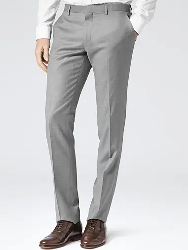 Plain Grey Formal Trouser Size Medium