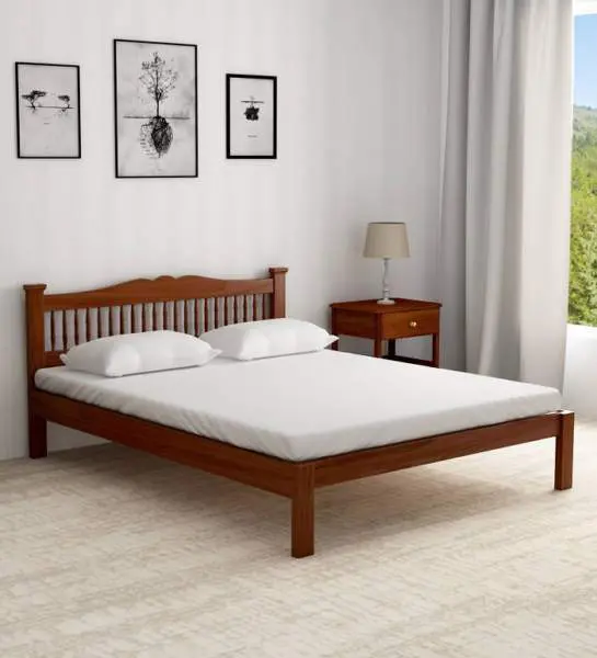 10 Latest Wooden Bed Designs With, Simple Wooden Bed Frame Designs