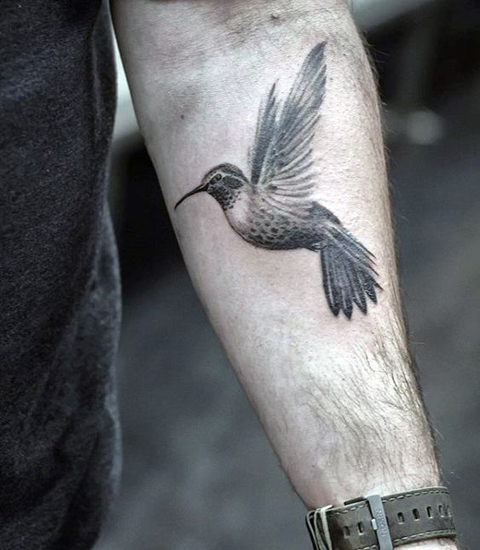 Hummingbird and flowers tattoo by Ilaria Tattoo Art  Post 22812