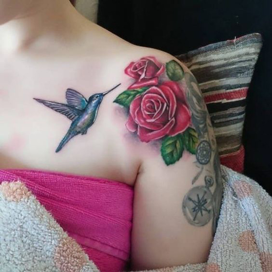 tattoodotcom on Twitter Exquisite work by Phil Garcia inkoftheday  realism realistictattoos colortattoos hummingbird hummingbirdtattoo  rosetattoo pinkrose roses rose tattoo tattoodotcom  httpstcobglIeKGgSm  Twitter