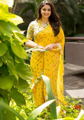 Keerthi Suresh in Yellow Saree