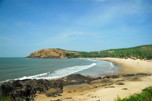 Kudle Beach In The Uttara Kannada District Of Karnataka