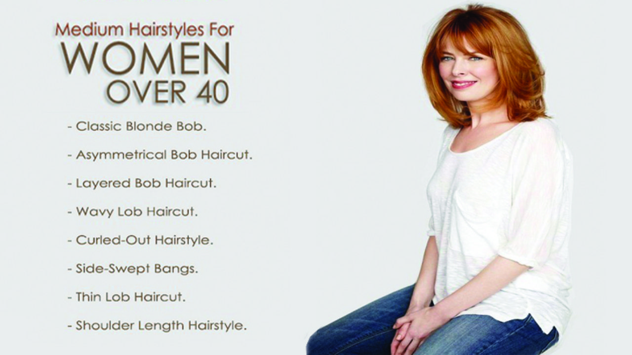 9 Best Medium Hairstyles For Women Over 40 With Pictures