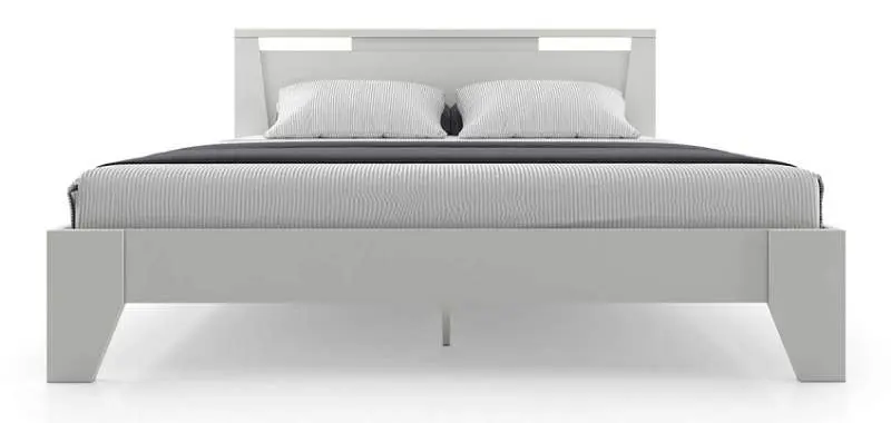 10 Simple Modern White Bed Designs, White Bed Frame Full
