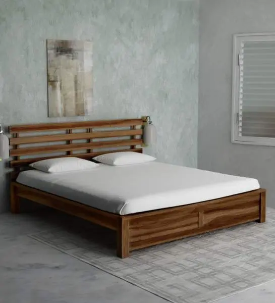 10 Latest Wooden Bed Designs With, Wooden Bed Headboard Design Modern