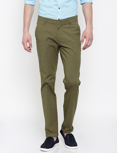 Olive Green Trousers Mens