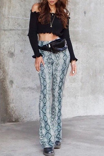 Printed Casual Trousers for Women