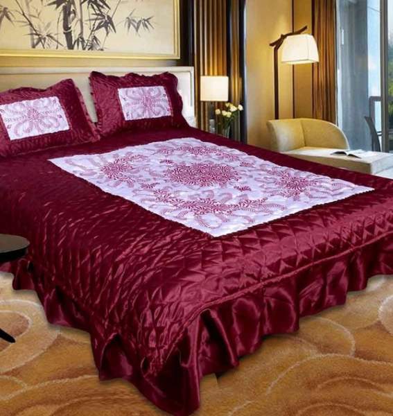 bridal bed cover designs