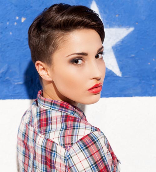 really short haircuts for women