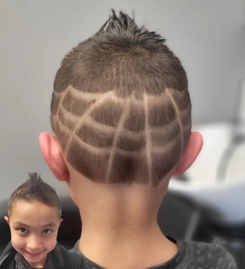 Bold Haircuts Idea for School Boys