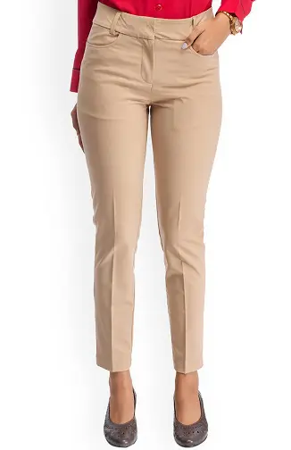 Buy INSIGNIA Ladies Womens Casual Linen Trousers Cool Elastic Back Bottoms  with Pockets Online at desertcartINDIA