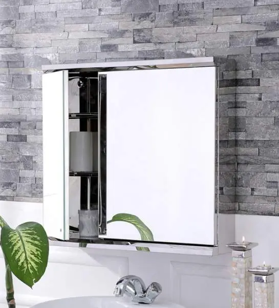 9 Best Bathroom Mirror Cabinet Designs, Bathroom Mirror And Shelves Ideas
