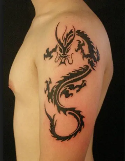 10 Best Tribal Dragon Tattoo Ideas Collection By Daily Hind News