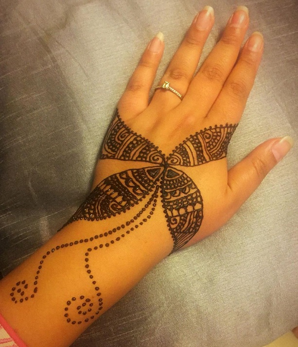 butterfly henna tattoo designTikTok Search