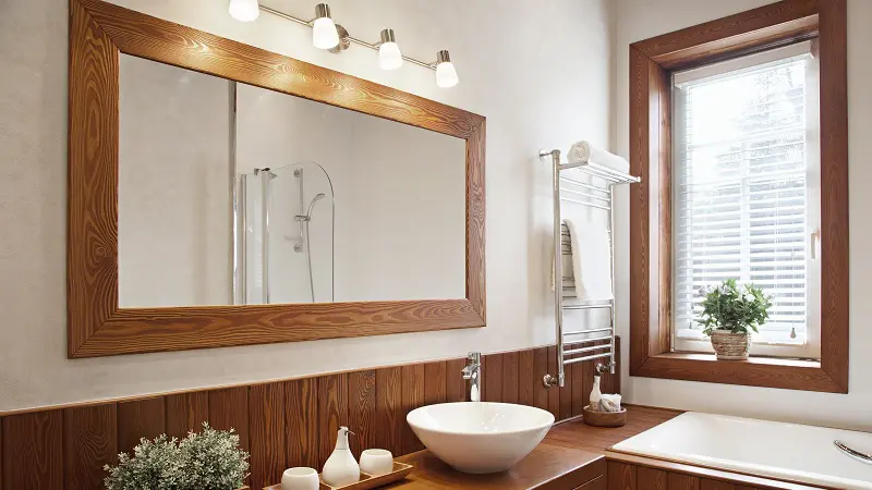 10 Latest Wooden Mirror Designs With, Decorative Mirror Frame Design