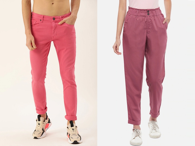 Fashion Trousers Five-Pocket Trousers Cecil Five-Pocket Trousers pink casual look 