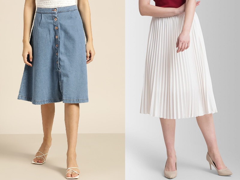 15 New Designs Of A Line Skirts For Women Trending Now